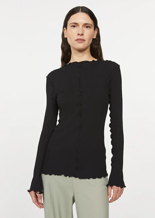 RODEBJER BLACK JERSEY TOP - Enes